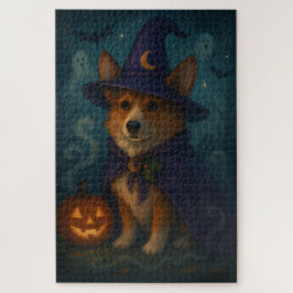Game Night Whimsical Mystical Corgi verzaubert Puzzle