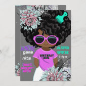 Game Nite Birthday Einladungskarte (Vorne/Hinten)