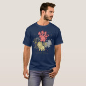 Game Of Thrones Drache Hirsch Löwe Direwolf Haus C T-Shirt (Vorne ganz)