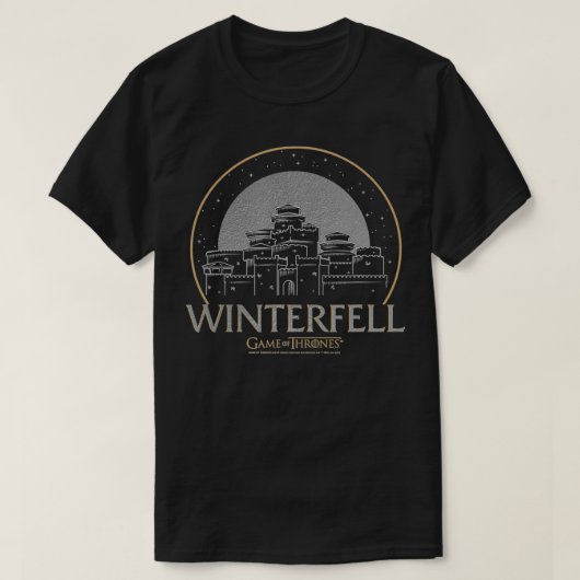 Game of Thrones Winterfell T-Shirt (Design vorne)