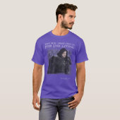 Game ofhrones Jon Snowhe Sidehat Fights forhe Livi T-Shirt (Vorne ganz)