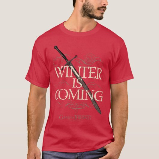 Game ofhrones Winter is Cominget gift T-Shirt (Vorderseite)