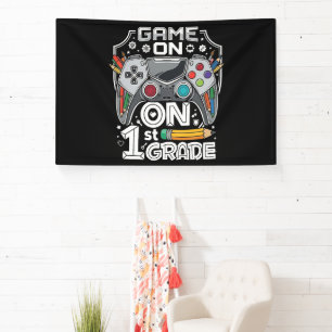 Game On 1. Klasse Zurück zur Schule Banner