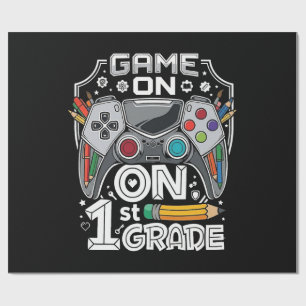 Game On 1. Klasse Zurück zur Schule Geschenkpapier