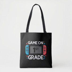 Game On 1. Klasse Zurück zur Schule Lustiger Gamer Tasche
