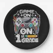 Game On 1. Klasse Zurück zur Schule Pappteller (Vorderseite)