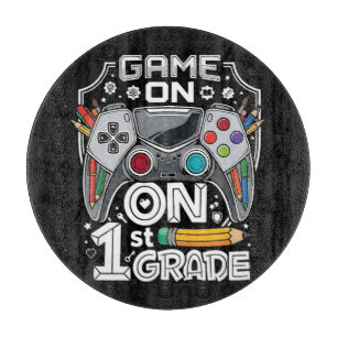 Game On 1. Klasse Zurück zur Schule Schneidebrett