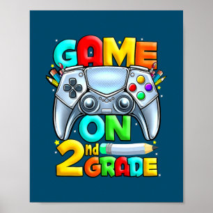 Game On 2nd Level Unlock Video Gamer Zurück Poster