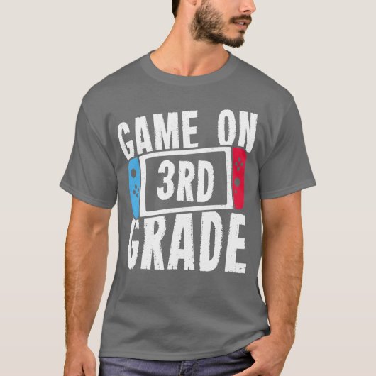 Game On 3rd Grade boy T-Shirt (Vorderseite)