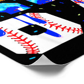 Game On 67 Baseball Drip Six Seven Meme 6 7 Birthd Poster (Ecke)