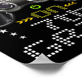 Game On 7th Grade Back To School For Kids Girls Bo Poster (Ecke)