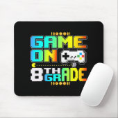 Game On 8th Grade Gaming Video Gamer zurück zu Sch Mousepad (Mit Mouse)