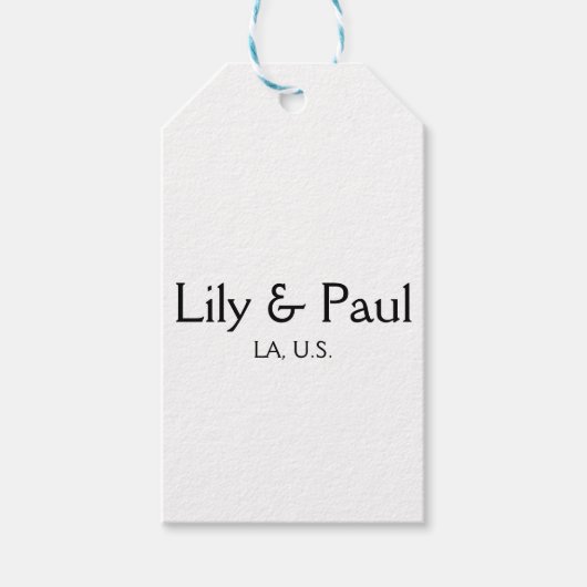 Game on add couple name wedding party place city g geschenkanhänger (Vorderseite)