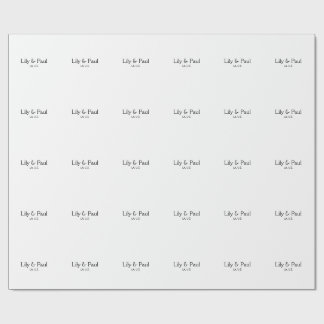 Game on add couple name wedding party place city g geschenkpapier