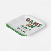 Game On American Football Birthday Pappteller (Gewinkelt)