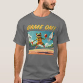 Game On Basketball Frog Männer grauer T - Shirt (Vorderseite)