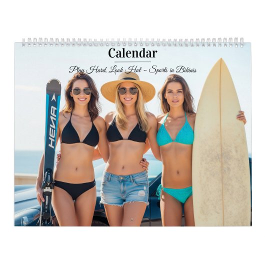 Game On, Bikinis On - Sexsport Bikini Kalender (Titelbild)