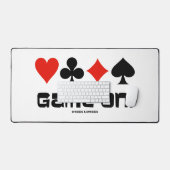 Game On! Bridge Attitude mit vier Karten Anzügen Schreibtischunterlage (Tastatur & Maus)