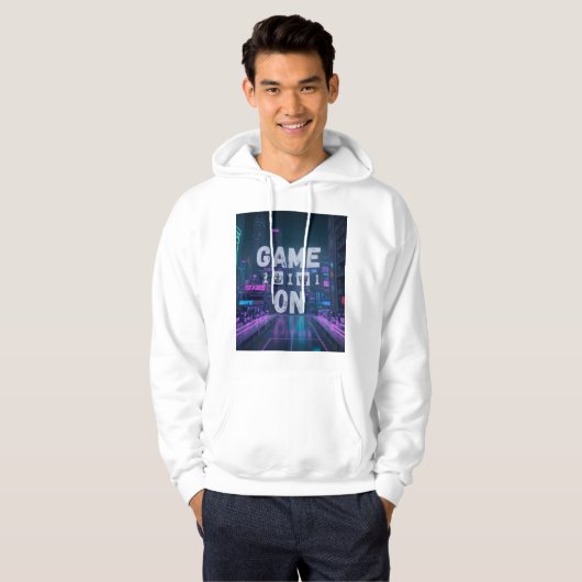 Game on chess hoodie (Vorne ganz)