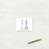 Game On Chess Post-it Klebezettel (Auf Schreibtisch)