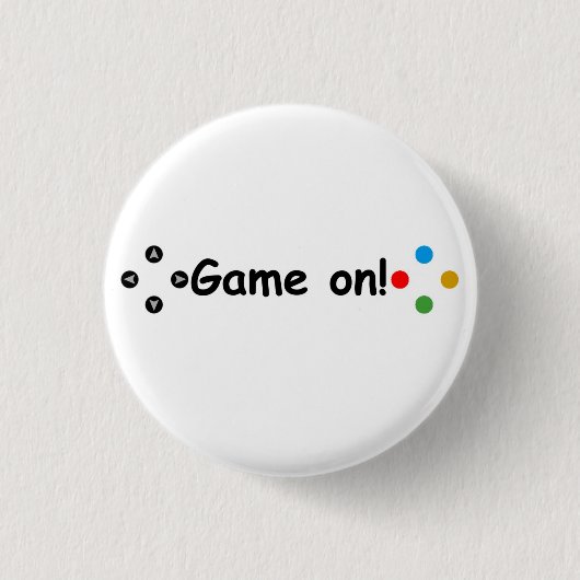 Game On! Controller-Button Button (Vorderseite)