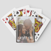 Game On Foto Personalisiert Spielkarten (Rückseite)