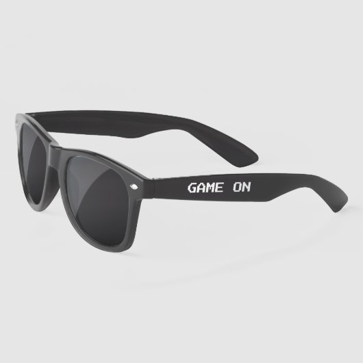 Game On Game Über lustige Pixeltext-Sonnenbrille (Links)
