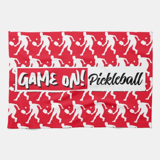 Game On! Handtuch von Pickleball - Stil 1 (Horizontal)