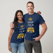 Game On Keep Calm retro T-Shirt (Unisex)