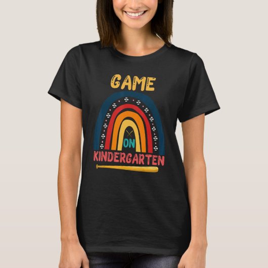 Game On Kindergarten Welcome Back to School T-Shirt (Vorderseite)