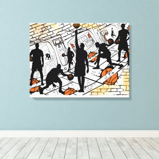 Game On Leinwanddruck (Insitu (Holzboden))