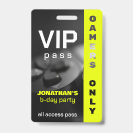 Game On Personalisiert Gamer Geburtstagsstufe Up Ausweis