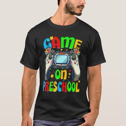 Game On Preschool Back To School Preschool Level U T-Shirt (Vorderseite)