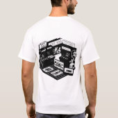 "Game On! Retro 80er Arcade T - Shirt" T-Shirt (Rückseite)
