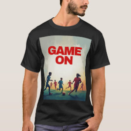 "Game On Retro Vintage Fußballspieler T-Shirts" T-Shirt