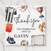 Game On Soccer Birthday Geschenkanhänger (Vorderseite)