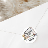 Game On Soccer Boy Birthday Runder Aufkleber