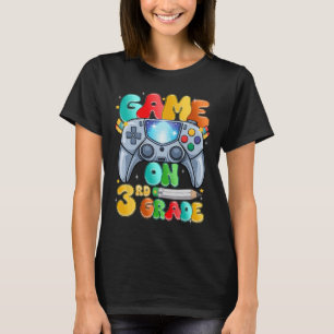Game On Third 3rd Klasse zurück zur Schule Level f T-Shirt