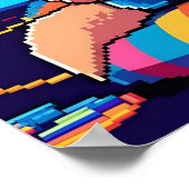 Game On Vater Couch Gaming Digital Print Poster (Ecke)