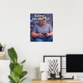 Game On Vater Couch Gaming Poster (Heimbüro)