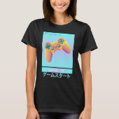 Game On Video Game Controller Retro Vaporwave japa T-Shirt (Vorderseite)