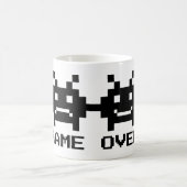 GAME OVER 8-Bit-Pixel-Kunst-Tasse für Hochzeitspaa Kaffeetasse (Mittel)
