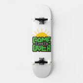Game Over, beleb retro Spiele mit, Level Up Skateboard (Vorderseite)