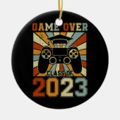 Game Over Class of 2023 Senior Video Games Keramik Ornament (Vorne)