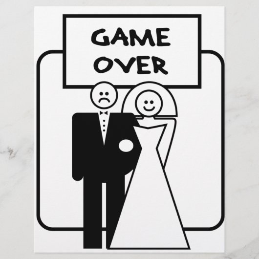 "Game Over"-Ehe (Vorderseite)