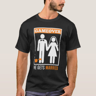 Game over Ehemann Bachelor Party T-Shirt