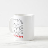 Game over - GO01A 🎮💍 Kaffeetasse (Vorderseite Links)