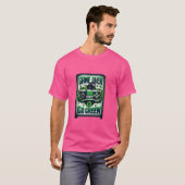 Game Over, Go Green Pixel Art T-Shirt (Vorne ganz)