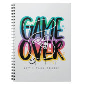 Game over graffiti joystick gamer notizblock (Vorderseite)