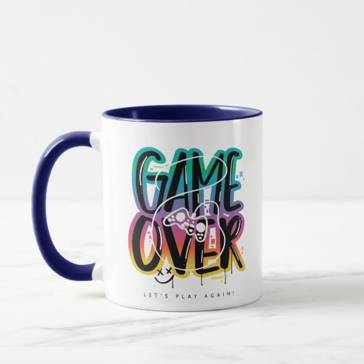 Game over graffiti joystick gamer tasse (Links)